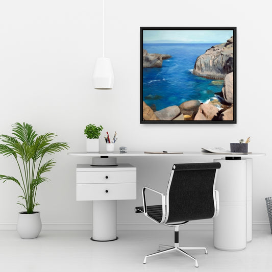 California Coast Marine Canvas | Bedroom Wall Art Decor