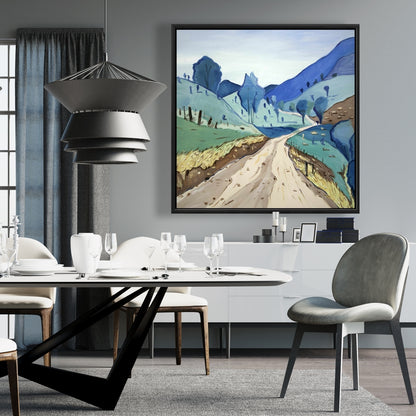 Tuscany Trail Landscapes Mountains Bedroom Canvas - Home Decor