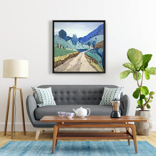 Tuscany Trail Landscapes Mountains Bedroom Canvas - Home Decor