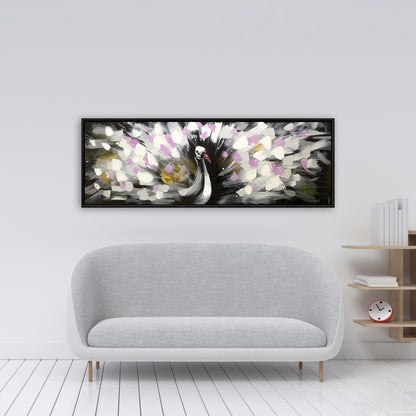 Beautiful Spotted Peacock Canvas | Contemporary Animal Decor