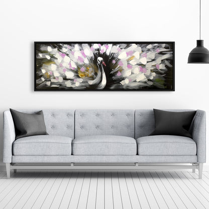 Beautiful Spotted Peacock Canvas | Contemporary Animal Decor