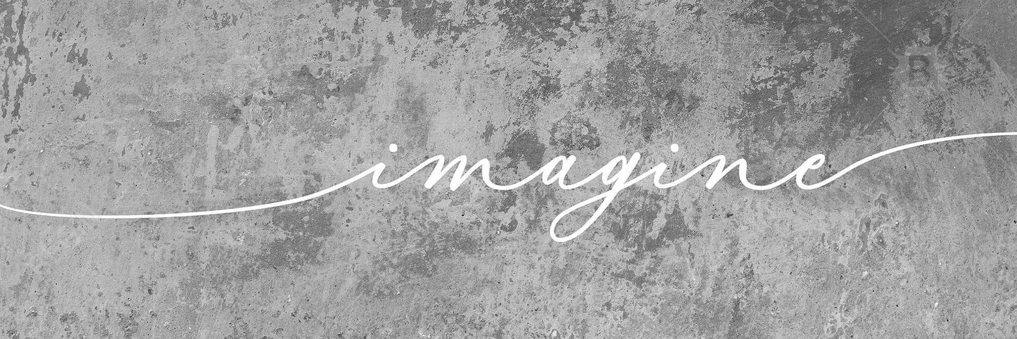 Toile encadrée Imagine - Décoration d'intérieur motivante, citations