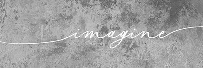Toile encadrée Imagine - Décoration d'intérieur motivante, citations