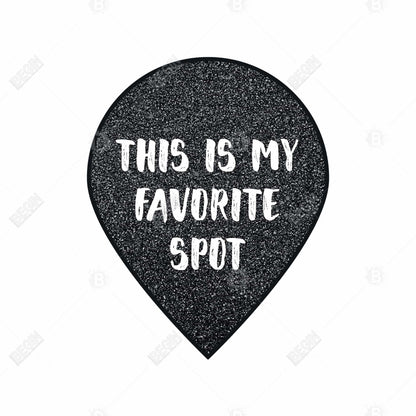 Citations motivantes sur les femmes sur toile encadrée – C'est mon endroit préféré