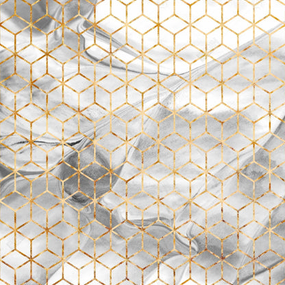 Modern Gray Framed Canvas - Symmetry | Home Decor Art