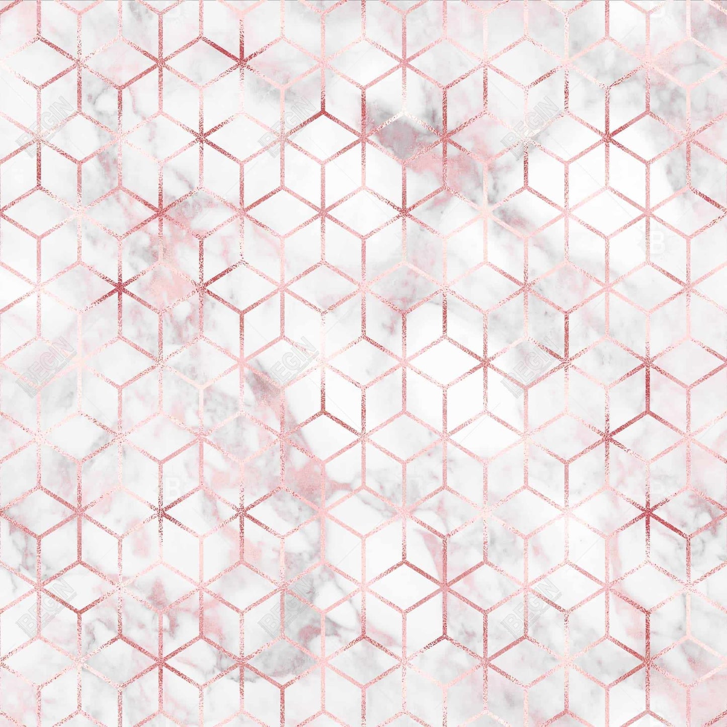 Symmetry White Canvas Pattern - Elegant Bedroom Wall Decor
