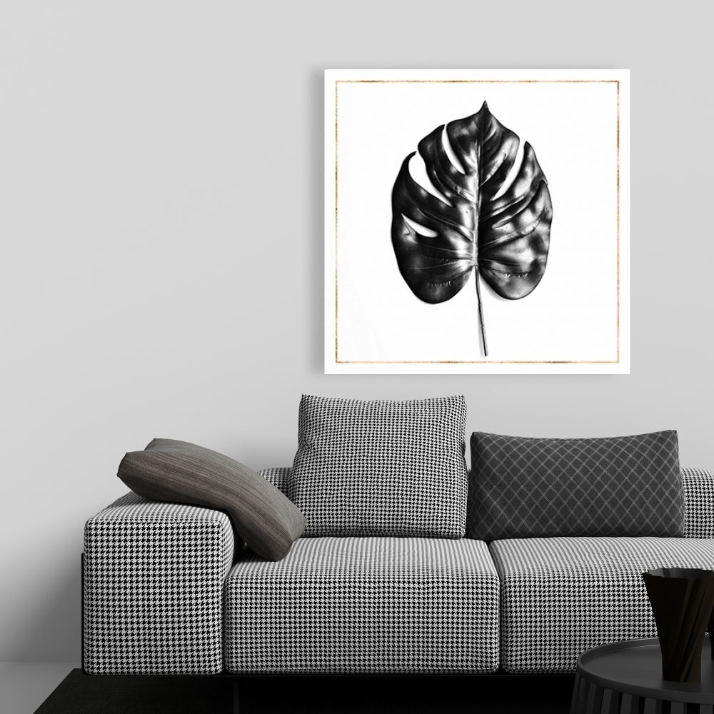 Toile de Philodendron à feuilles fendues – Décoration d'intérieur élégante