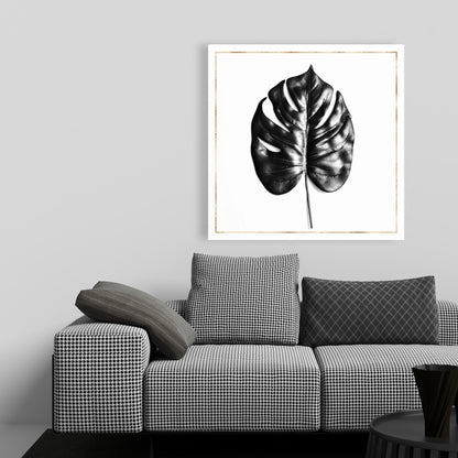 Toile de Philodendron à feuilles fendues – Décoration d'intérieur élégante