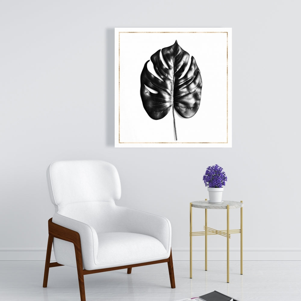 Toile de Philodendron à feuilles fendues – Décoration d'intérieur élégante