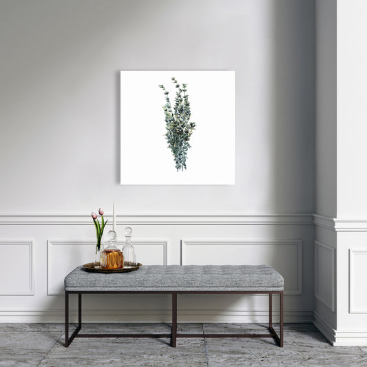 Thyme Leaves Bundle Canvas | Kitchen Decor Art Print