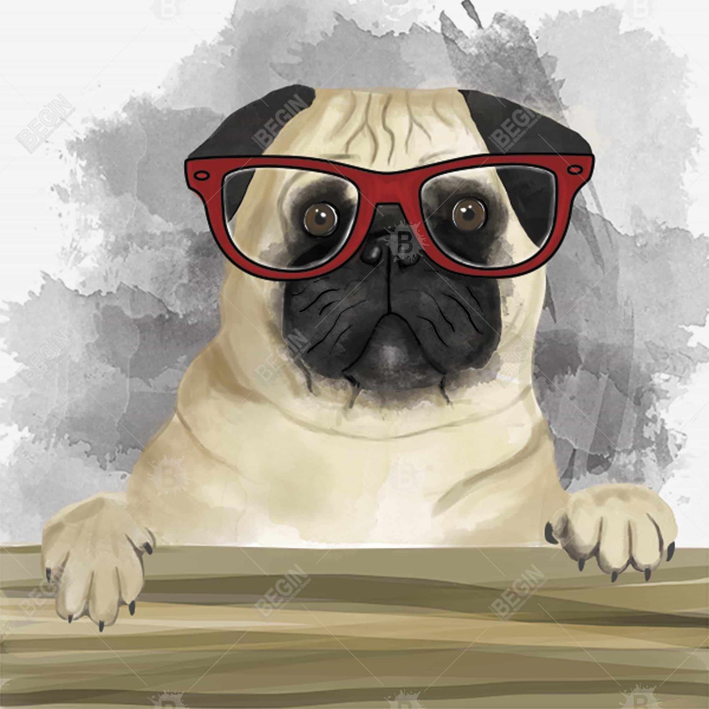 Geek Carlin Bedroom Animals Pets Canvas | Home Decor Art