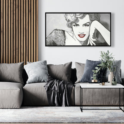 Toile vintage Marilyn Monroe | Décoration de chambre romantique