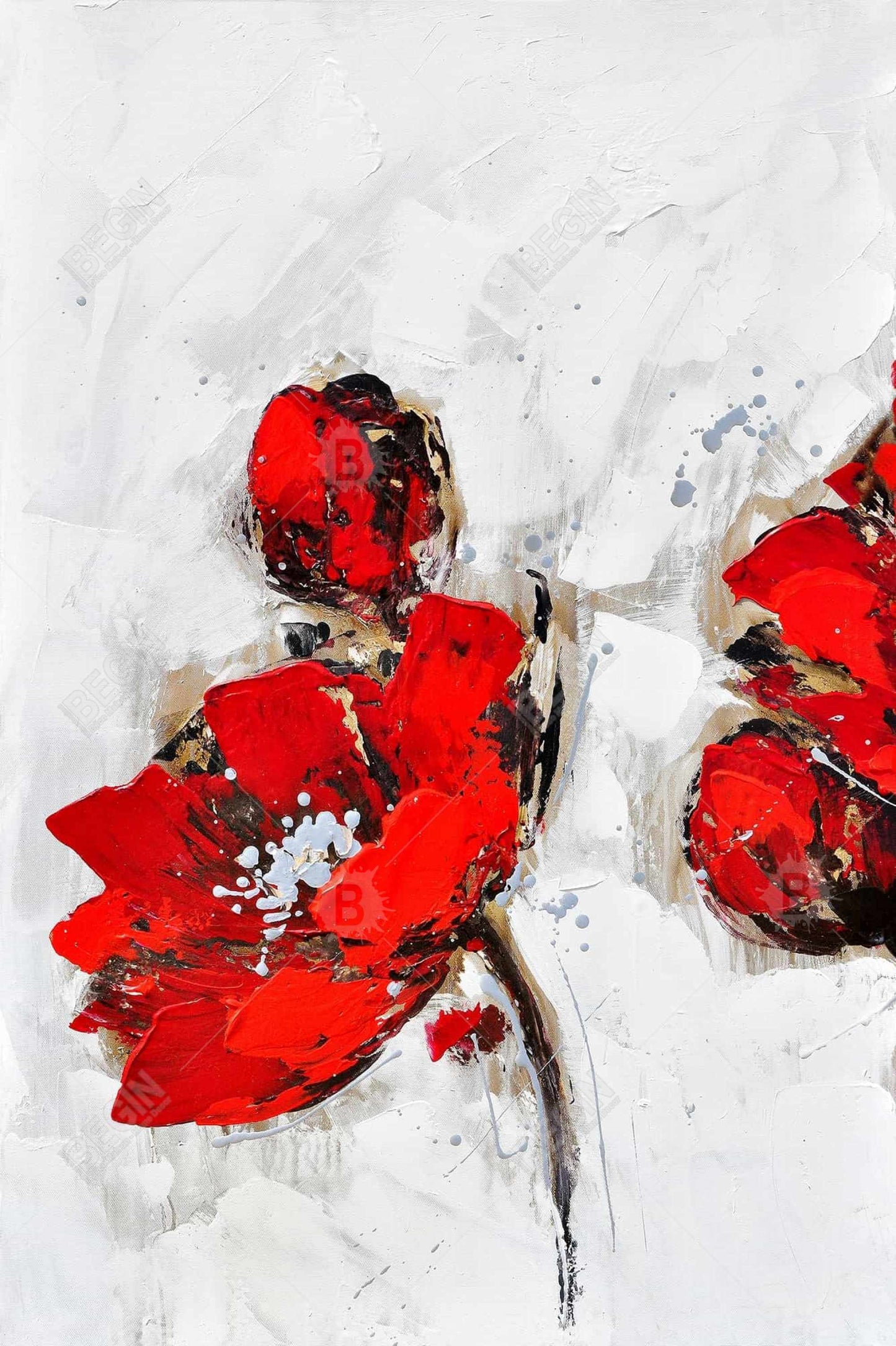 Toile de coquelicots | Décoration florale et botanique pour la maison