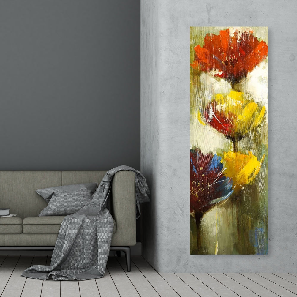 Orange & Yellow Flowers Canvas | Floral & Botanical Decor