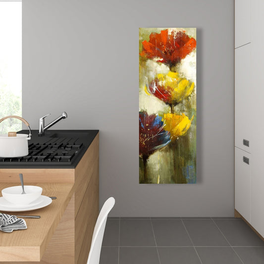 Orange & Yellow Flowers Canvas | Floral & Botanical Decor