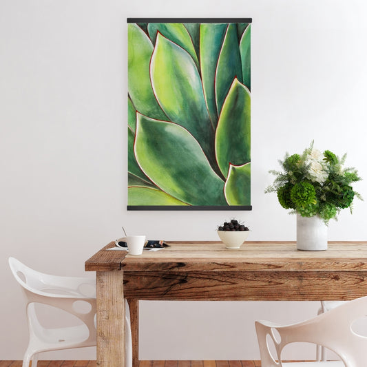 Watercolor Agave Plant | Botanical Magnetic Canvas Decor