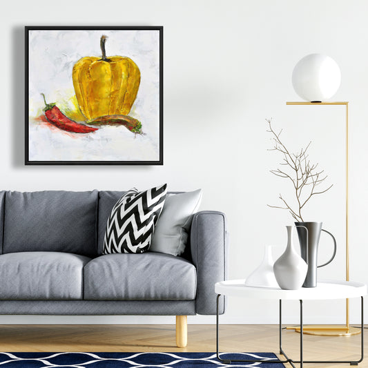 Peppers Gastronomy Canvas | Contemporary Kitchen Wall Art