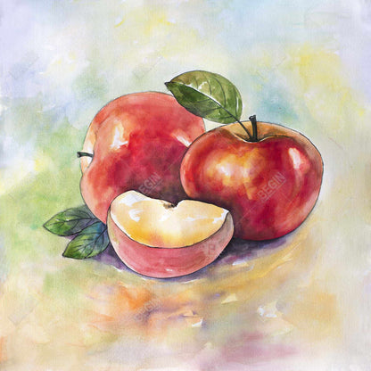 Succulent Apples Kitchen Canvas | Home Decor Wall Art