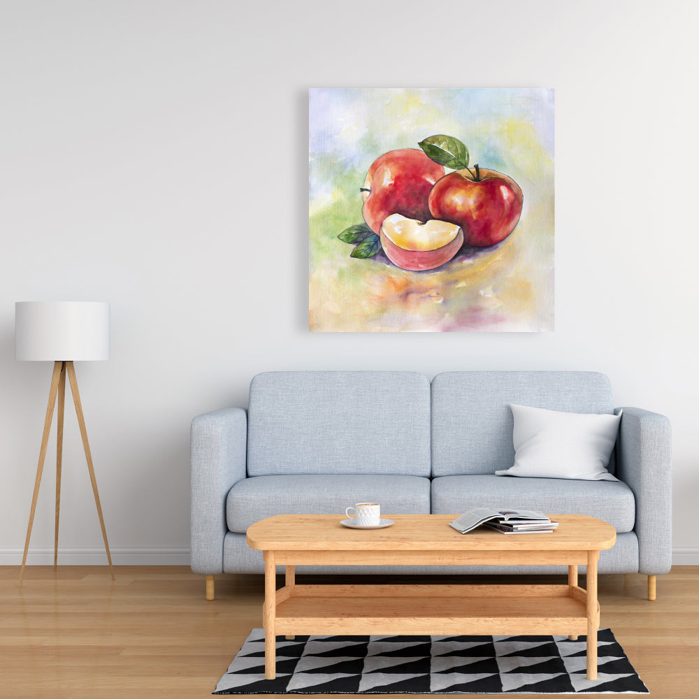 Succulent Apples Kitchen Canvas | Home Decor Wall Art