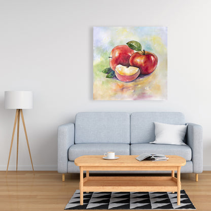 Succulent Apples Kitchen Canvas | Home Decor Wall Art