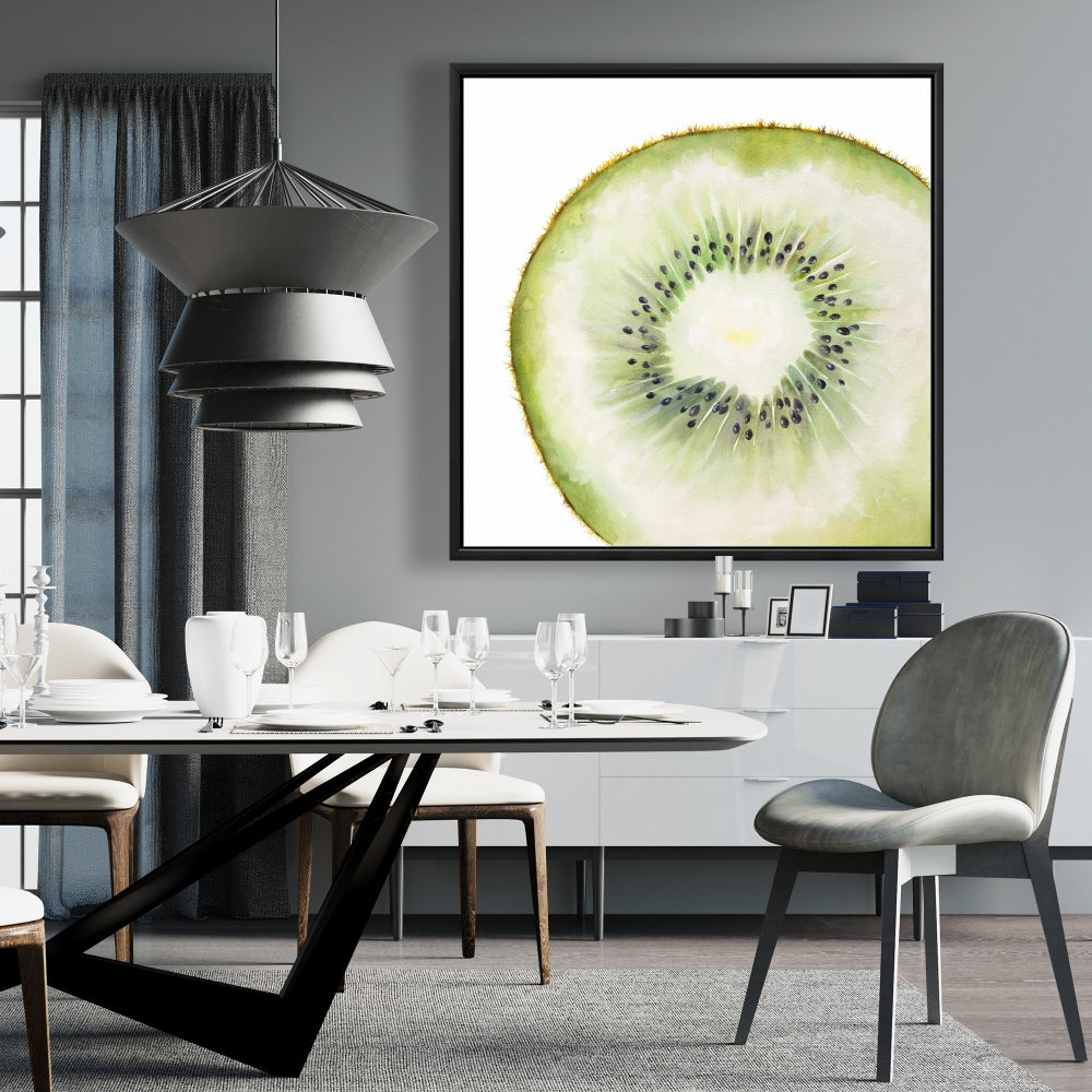 Toile de cuisine Green Gastronomie | Décoration d'intérieur en tranches de kiwi