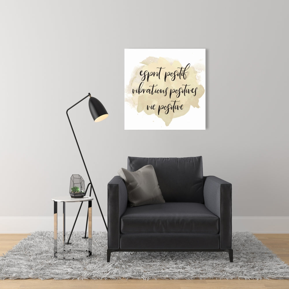 Esprit Positif Vibrations Positives Canvas - Motivational Decor