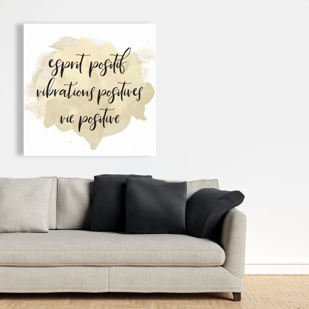 Esprit Positif Vibrations Positives Canvas - Motivational Decor
