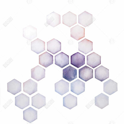 Alveoli Purple Abstract Canvas | Home Decor Wall Art