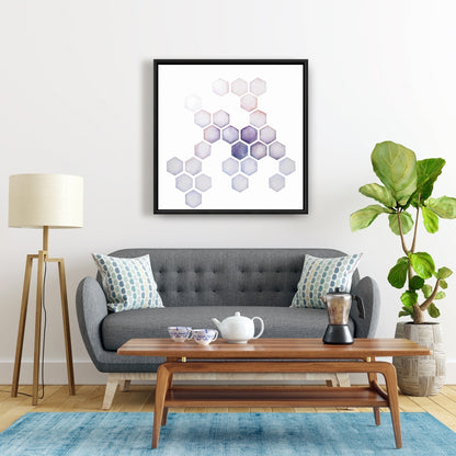 Minimalist Abstract Bedroom Framed Canvas - Alveoli Decor
