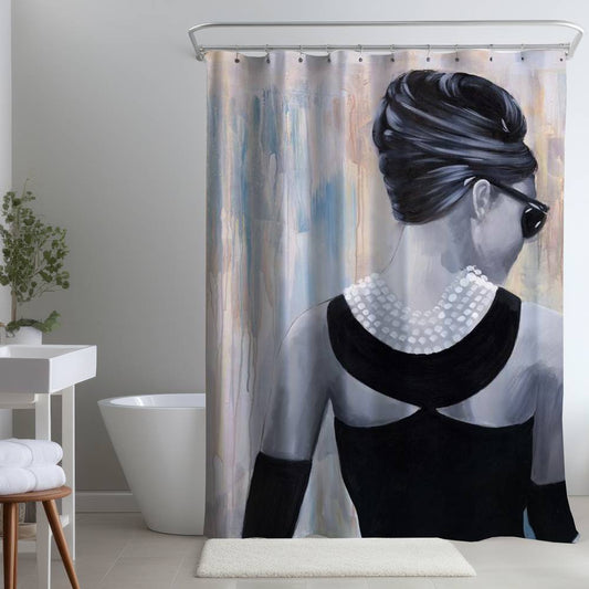 Audrey Hepburn Shower Curtain - Fashion Beauty Home Decor