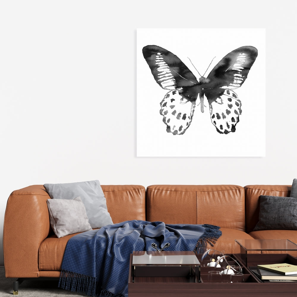 Black Butterfly Minimalist Canvas | Home Decor Wall Art