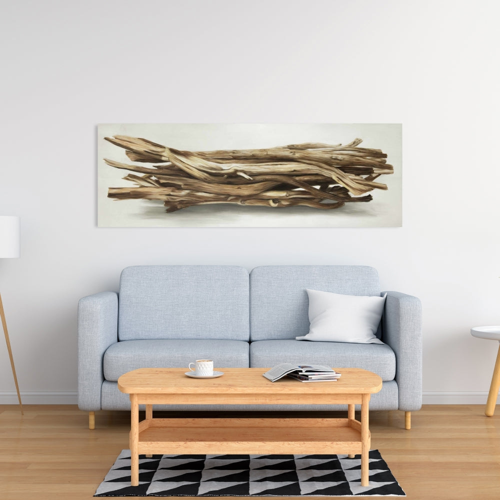 Toile Arbres rustiques | Décoration d'intérieur en bois flotté, paysage marin