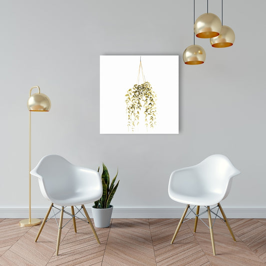 Hanging Plant Botanical Green Bedroom Canvas | Home Decor
