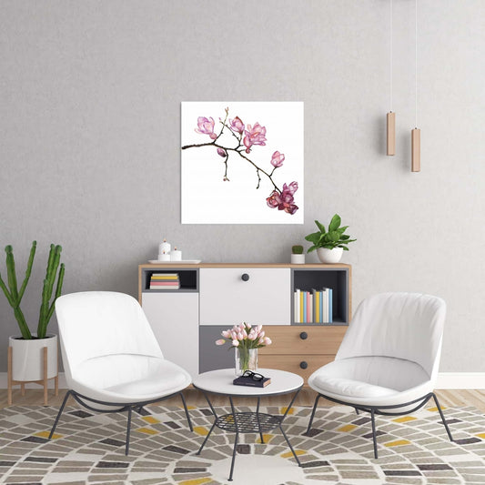 Cherry Blossoms Canvas | Bedroom Botanical Floral Wall Art