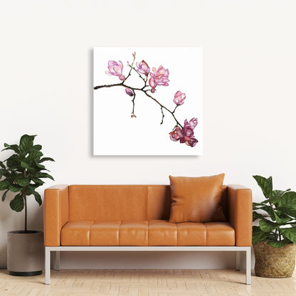 Cherry Blossoms Canvas | Bedroom Botanical Floral Wall Art