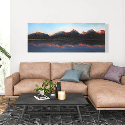 Mountains Landscape Canvas - Modern Bedroom Wall Art Decor