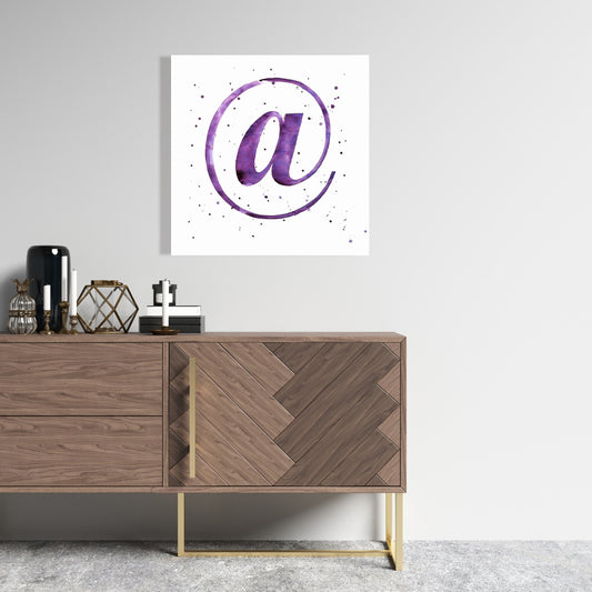 Toile moderne violette - Décoration murale pour chambre à coucher | Décoration d'intérieur