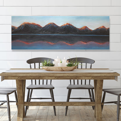 Mountains and Calm Lake | Contemporary Canvas for Home Decor