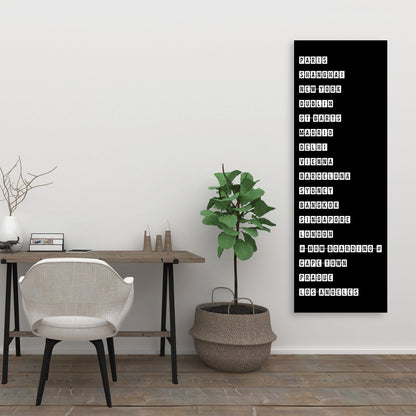 Industrial Cities Bedroom Canvas - Table of Big Cities Decor