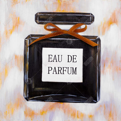 Perfume Black Beauty Canvas | Elegant Bedroom Home Decor