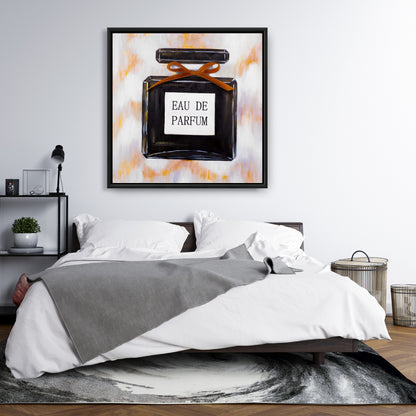 Romantic Bedroom Beauty Framed Canvas - Perfume Home Decor