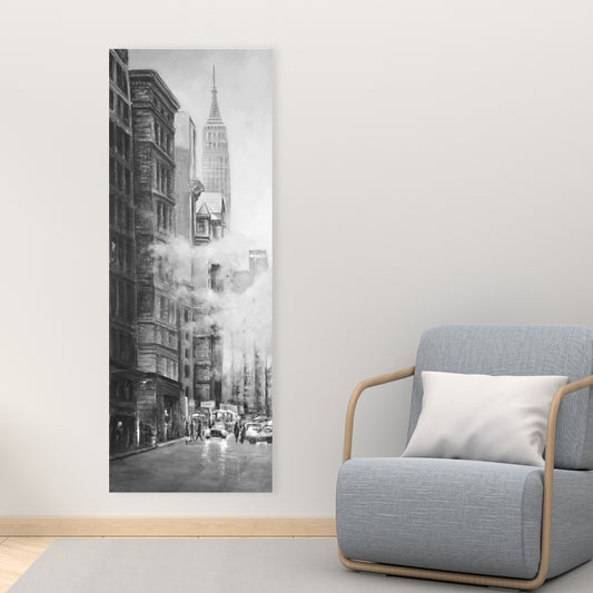 Morning in the Streets of New York City Canvas - Home Decor