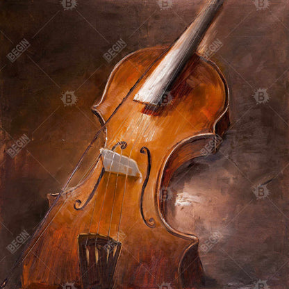 Musical Brown Alto Instrument Canvas | Home Decor Wall Art