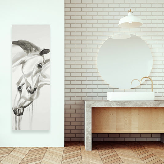 Inseparables White Farm Animals Canvas | Home Decor Art