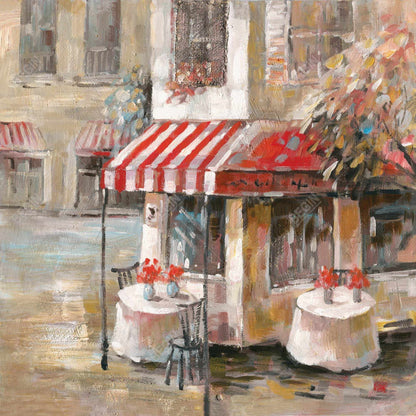 Toile encadrée « Terrasse ensoleillée » | Décoration d'intérieur