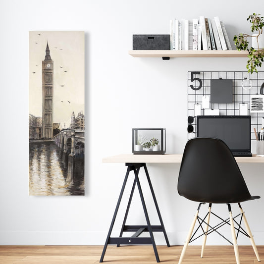 Big Ben in London Brown Street Canvas | Home Decor Art