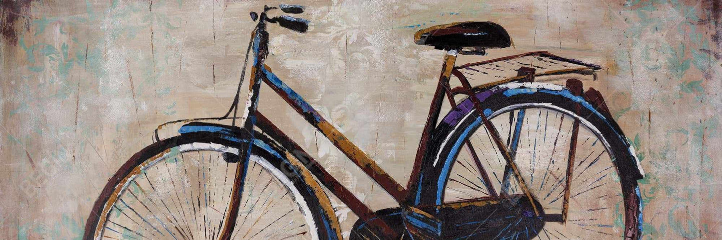 Industrial Bicycle Canvas | Sports Game Decor - Modern Bedroom