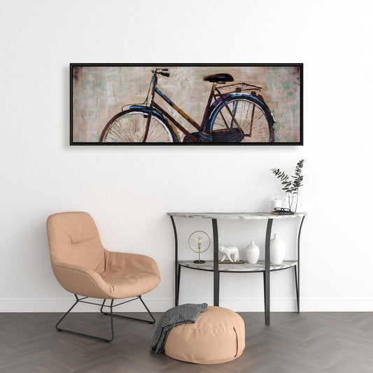 Industrial Bicycle Canvas | Sports Game Decor - Modern Bedroom