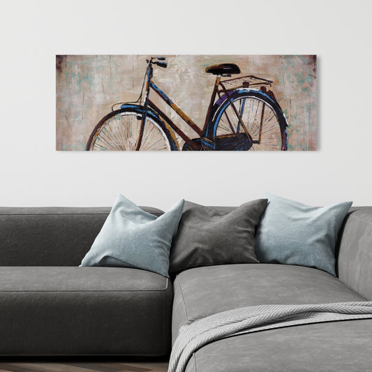 Industrial Bicycle Bedroom Bike Canvas | Sports Home Decor