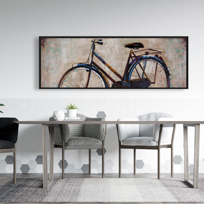Industrial Bicycle Canvas | Sports Game Decor - Modern Bedroom